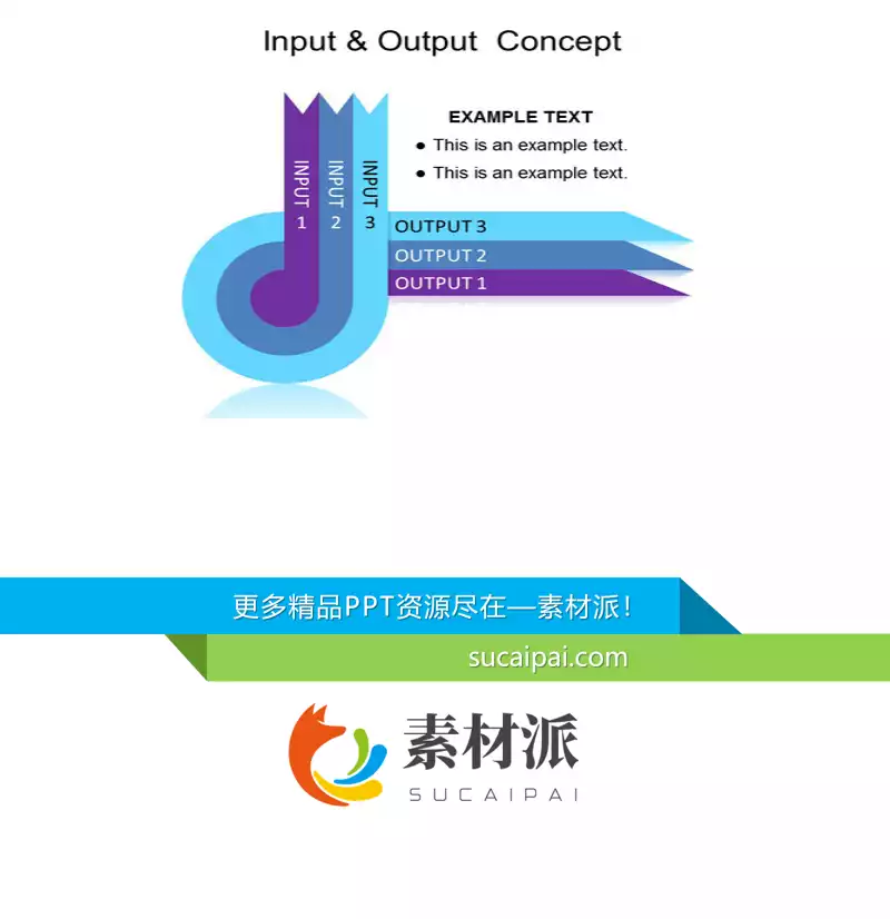 输入输出概念演示PPT图表 - 第一PPT1