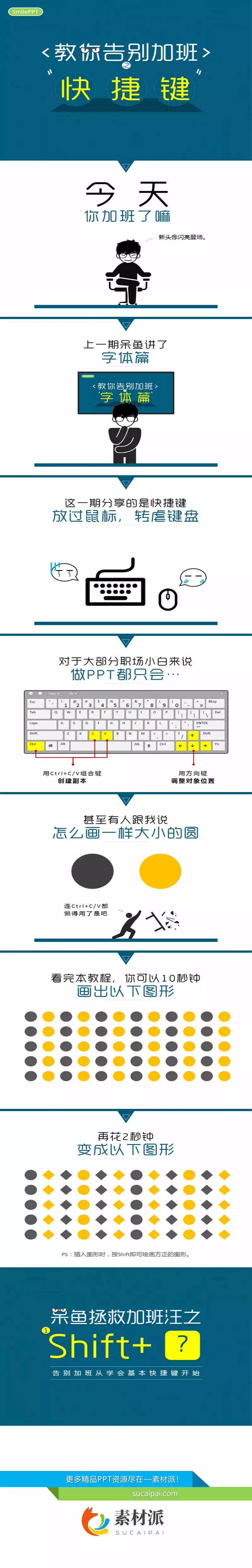 教你告别加班快捷键篇PPT教程 - 第一PPT1