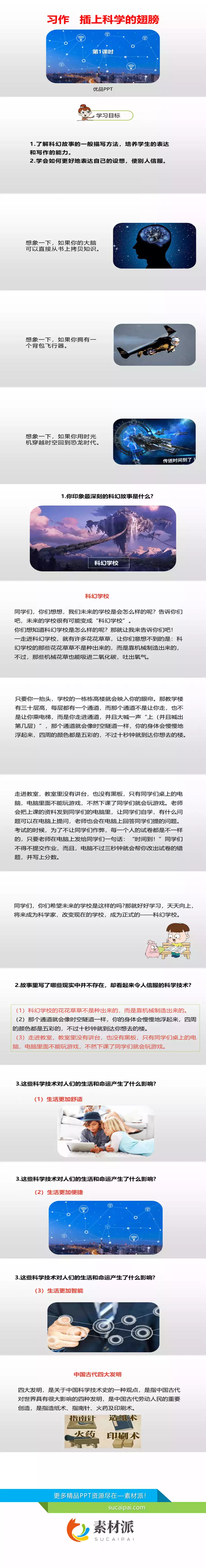 插上科学的翅膀飞PPT课件2 - 第一PPT1
