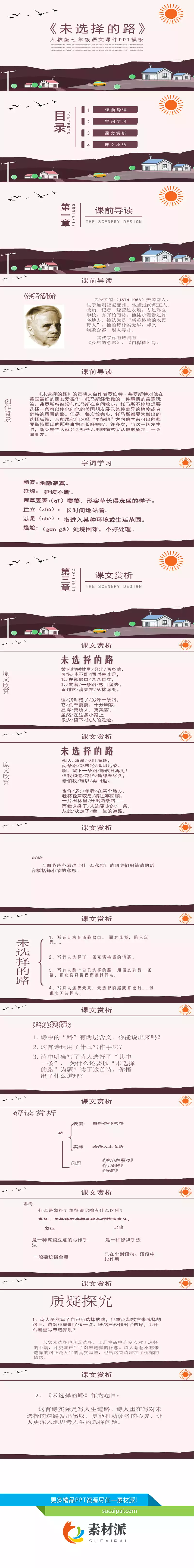 未选择的路PPT课件1 - 第一PPT1